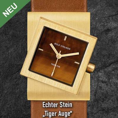 ROLF CREMER Damen - Armbanduhr TURN-S Stone Tiger Eye 507783